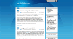 Desktop Screenshot of martinklinke.com