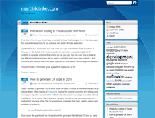 Tablet Screenshot of martinklinke.com